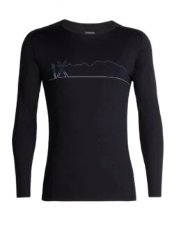 Icebreaker Mens 200 Oasis Deluxe Raglan LS Crewe