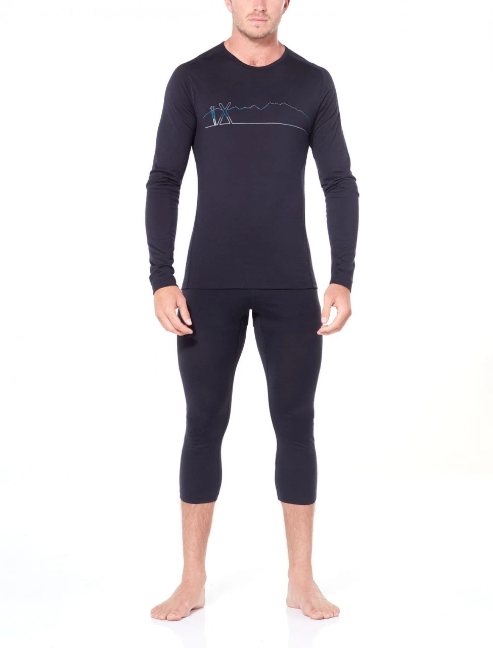 Icebreaker Mens 200 Oasis Deluxe Raglan LS Crewe 5 Icebreaker Mens 200 Oasis Deluxe Raglan LS Crewe – Bild 5