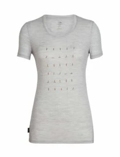 Icebreaker Wmns Tech Lite SS Low Crewe Tree Life