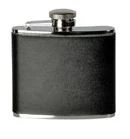 Basic Nature BasicNature Flachmann, Eckig Leder