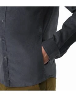 Arcteryx Merlon LS Shirt Mens -Wild Pack Pro Verkaufsgeschäft Merlon Shirt LS Heron Hand Pocket 1280x1280