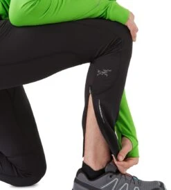Arcteryx Stride Tight Mens 12 Arcteryx Stride Tight Mens -Wild Pack Pro Verkaufsgeschäft Stride Tight Black Lower Leg Zipper Open 1280x1280