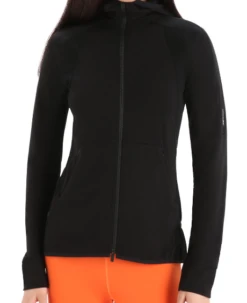 Icebreaker W Merino Quantum ZoneKnit LS Zip Hoodie