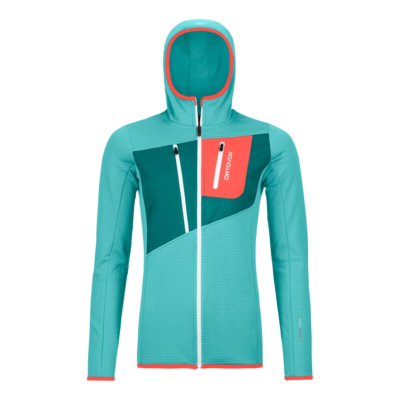 Ortovox Fleece Grid Hoody W 2 Ortovox Fleece Grid Hoody W – Bild 2